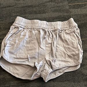 Casual Gray Women's Shorts
